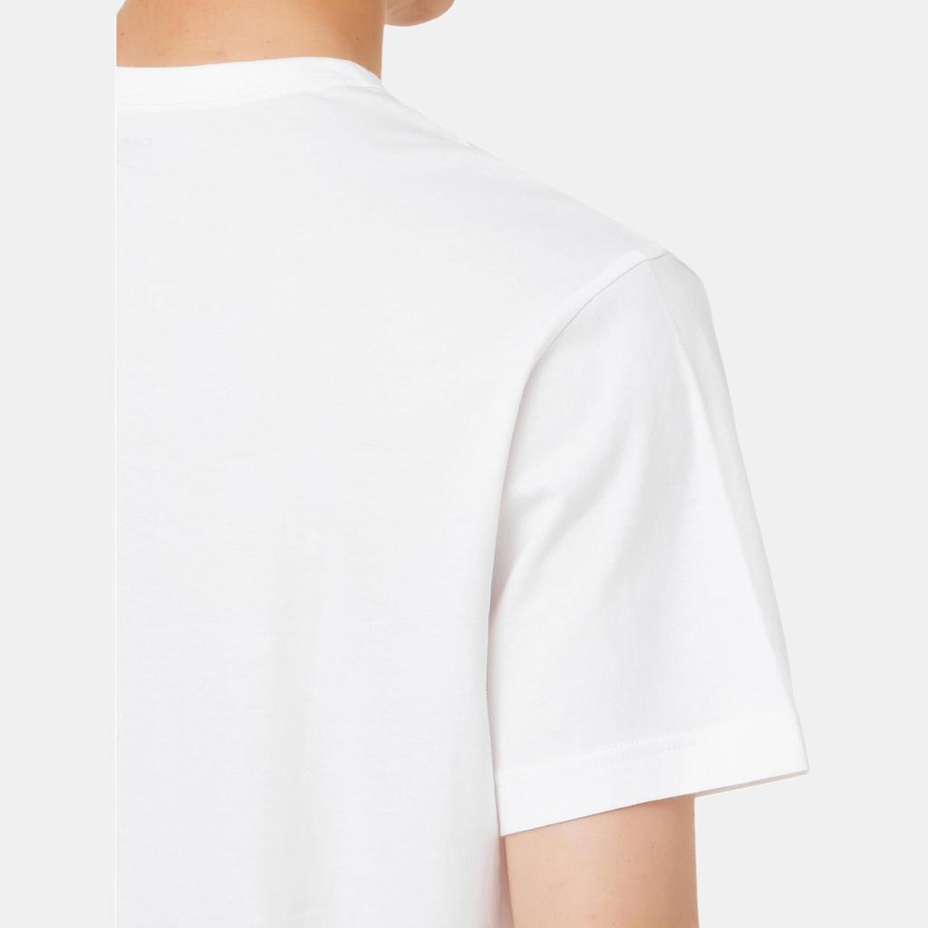 Calvin Klein Letter Print Comfortable Round Neck Short Sleeve Pajama Top Men Tops White NM2748-100