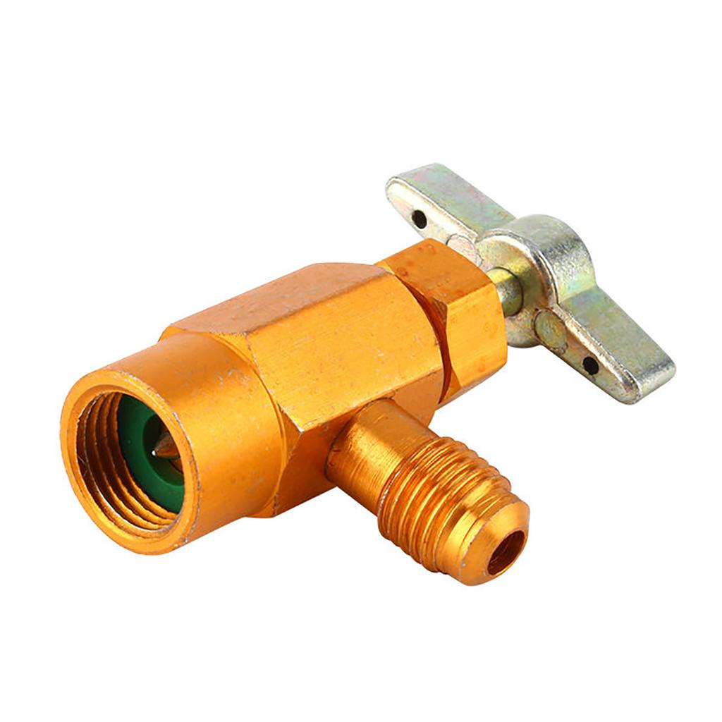 1pc AC R-134a Refrigerant Tap Can Dispensing 1/2" ACME Thread Valve M16 Thread