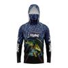 MALFC Men Hood Fishing Shirt long sleeve fishing t shirt uv protection Fishing Apparel
