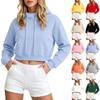 Women's Casual Loose Fit Pullover Hoodie Color for Everyday Wear