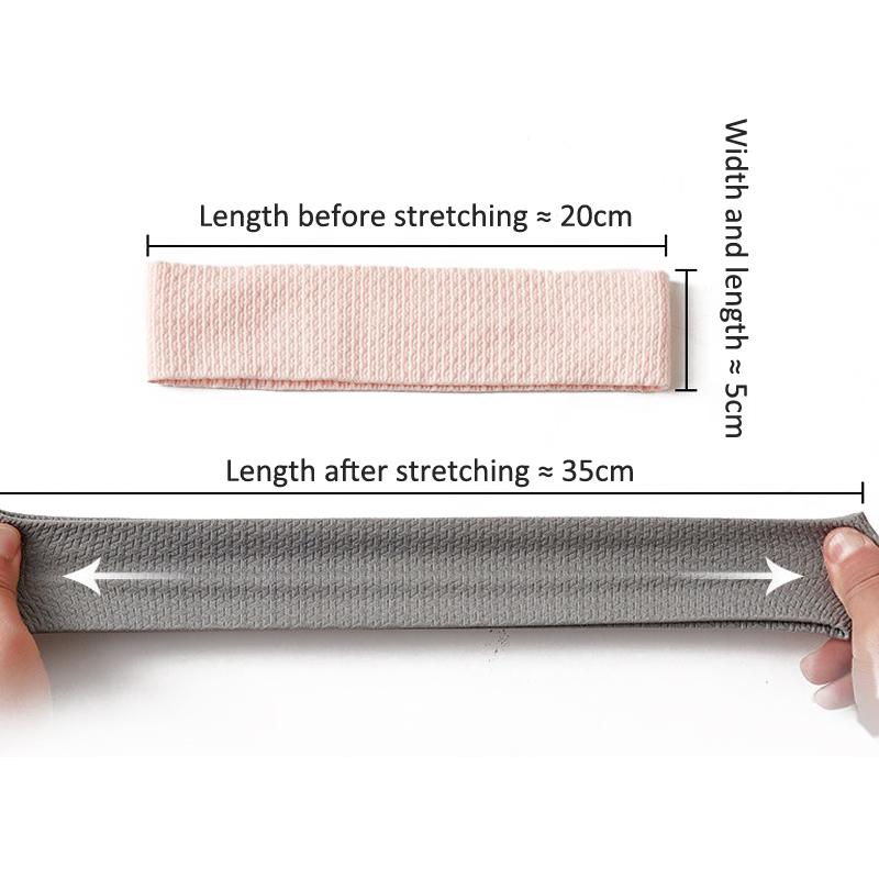 Non-Slip Elastic Sport Headbands Running Sweat-Absorbing Yoga Spa Wash Face Hairband For Women Men Sports Headwrap Sweatband