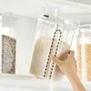 Rice Storage Bucket with Measuring Cup Sealed Moisture-Proof Rice Buckets with Leak-proof Lid for Storing Grains Flour Rice