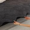Vintage High-end Straight Sofa Cushion Autumn and Winter Plush Leather Sofa Special Cushion Fixed Anti-slip Cover Cover Cloth