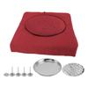Slope Moxibustion Cushion Set Temperature Adjustable Linen Sponge Filling Multifunctional Moxibustion Stool Moxa Stool
