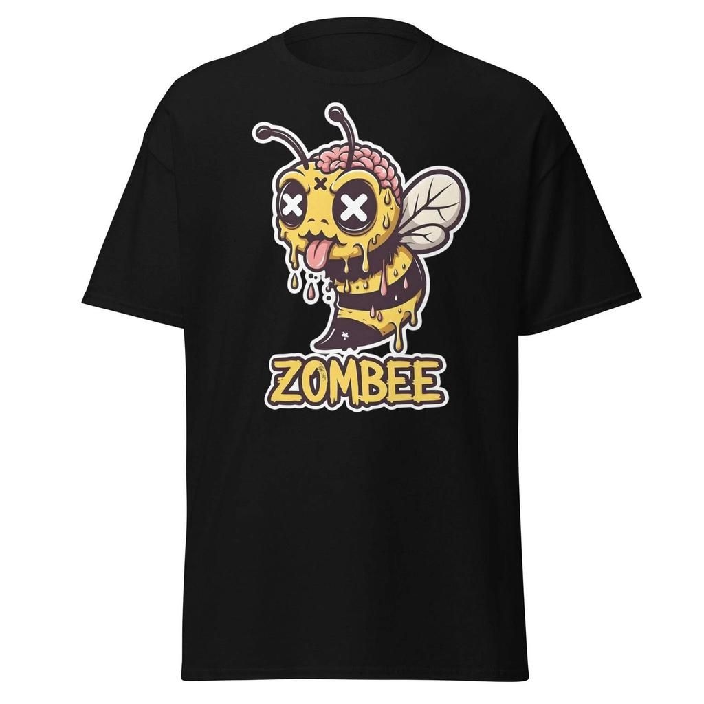 Zombee T-Shirt – Funny Zombie Bee Horror Pun Graphic Tee