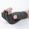 Unisex Half-Finger Compression Gloves: Anti-Slip Dotted Cycling & Rehabilitation