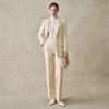 LadyS Elite Wool Silk Blazer & Trousers Set