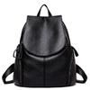 Brand Preppy Style Leather School Backpack Bag For Student Simple Design Women Casual Daypacks Mochila Male Shoulder Travel Bag