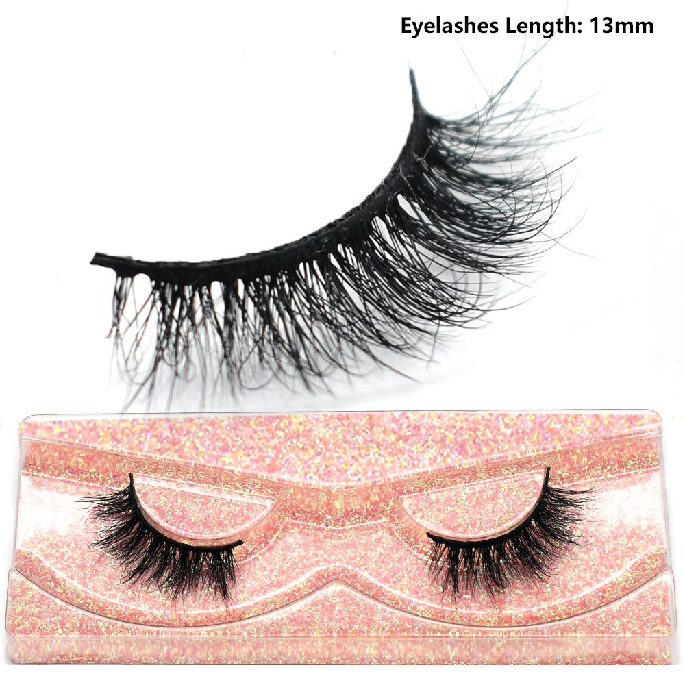 FOXESJI Mink Half Lashes Extension Natural Daily Reusable Short Strip Eye Lashes Mink Fluffy Soft Half False Eyelashes Make Up