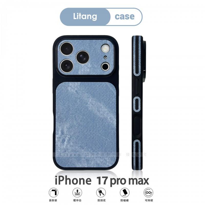 

IPhone 17 PROMAX Denim Leather Pattern Instantly Changes To Large Window Phone Case Suitable Apple 16 Anti Slip All Inclusive iPhone 15 PROMAX