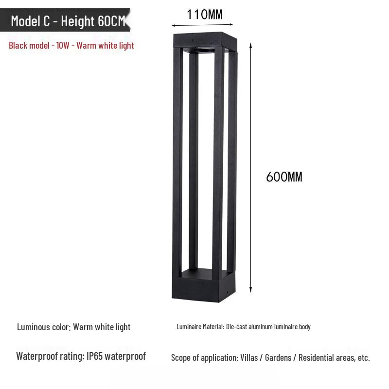 Outdoor Waterproof LED Lawn Landscape Light