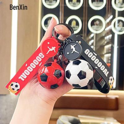 Football World Cup Cartoon Keychain: Cute Schoolbag Pendant Doll