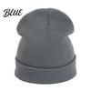 Gorro de punto de color liso de moda para invierno, unisex, gorro tipo calavera holgado clásico, gorro de invierno cálido, gorro informal para hombres y mujeres, suave