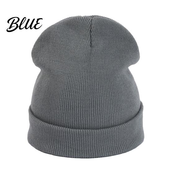 Gorro de punto de color liso de moda para invierno, unisex, gorro tipo calavera holgado clásico, gorro de invierno cálido, gorro informal para hombres y mujeres, suave