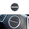 Luxury Car Carbon Fiber Center Steering Wheel Cover Decal For Camaro 2016-