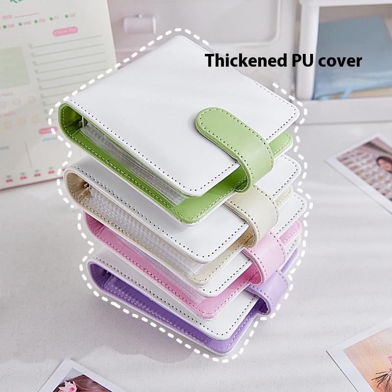 A5 Kpop Idol Photocards Holder PU Photo Album With 20pcs 3inches Sleeves Binder Collect Book For Photographs