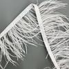 8-10 Ostrich Feather Cloth Edge Colorful Ostrich Hair Dress Performance Accessories Diy Decorative Material Feather Cloth Edge
