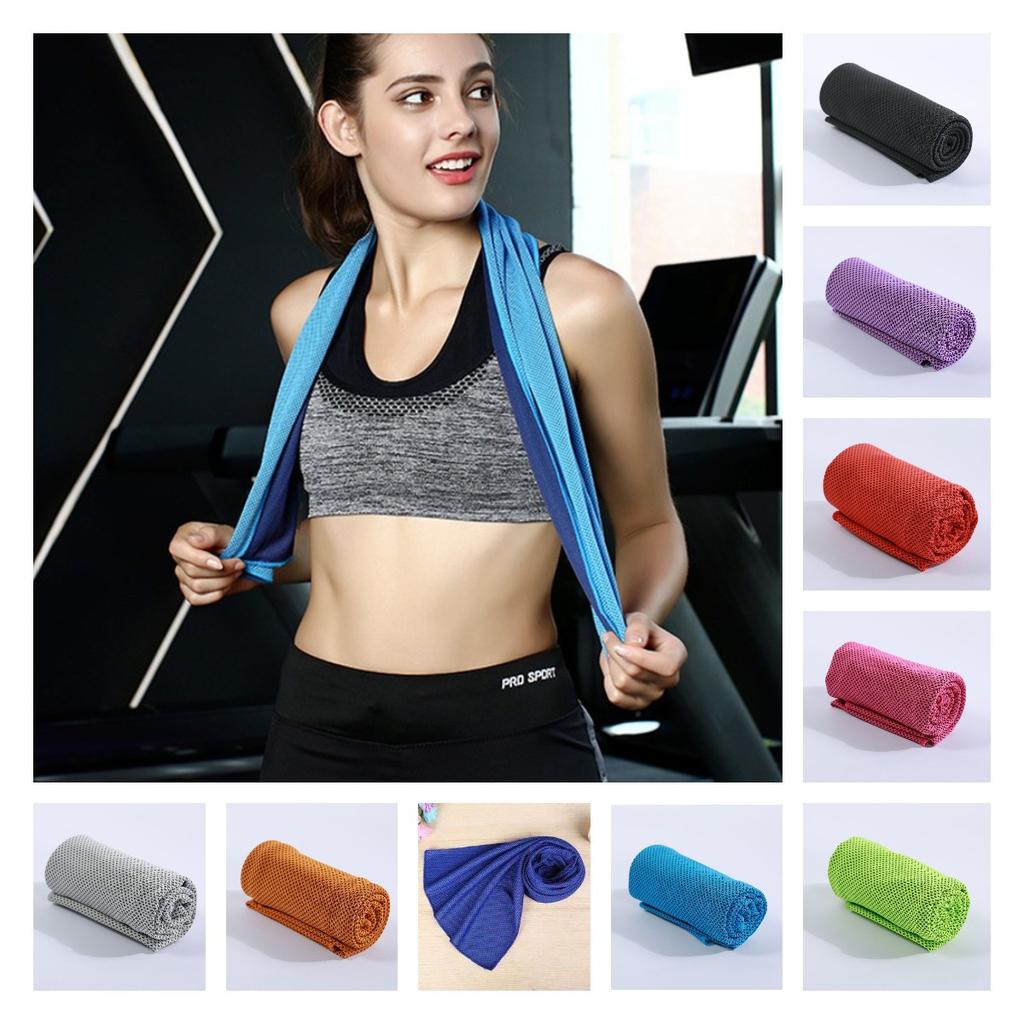 Towel Neck Cooling Soft Breathable Sweatabsorbing Ice Towel Outdoor Fitness