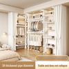 Extra Thick Walk-in Closet Floor-to-Ceiling Clothes Rack