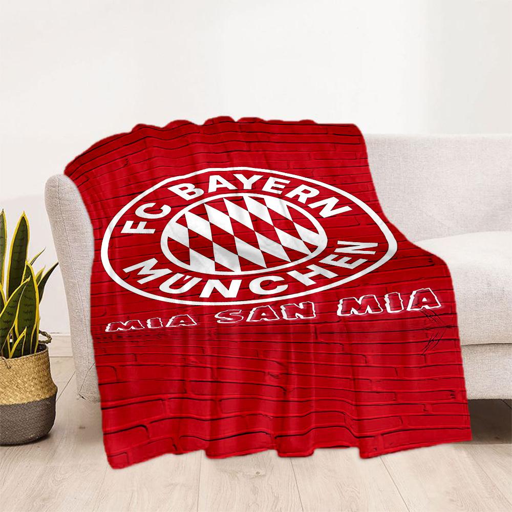 Bayern Munich Blanket Ultra-Soft Suitable for Chair Couch Picnics for All Seasons Digital Print Gift for Travel Home Birthdays