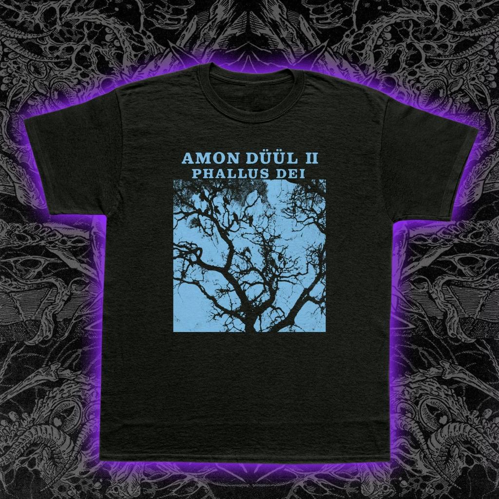 Amon Düül II Phallus Dei Tshirt German rock psychedelic style unisex couples Tshirt all seasons graphic t shirts