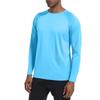 Men's Summer Color Round Neck Slim Sun Outdoor Beach Hiking Mountaineering Top