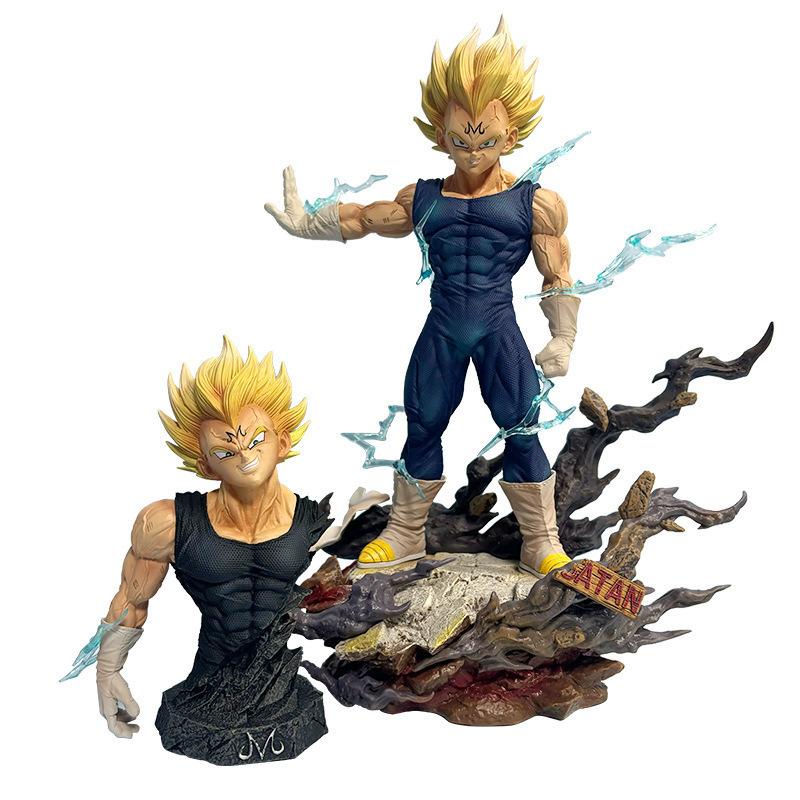 Anime Dragon Ball Figure Majin Vegeta Action Figures Pvc Statue  Ornamen Collection Model Toys Gifts