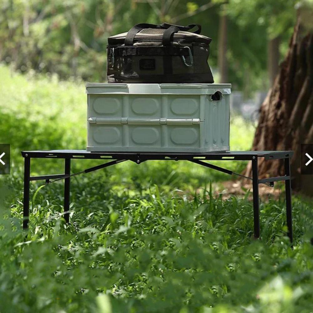 Portable Folding Table Black Camping Home Table New Outdoor Equipment Table