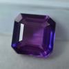 Natural Purple Tanzanite Loose Gemstone 5.45 ct Square Shape for Jewelry Making and Gem Collections