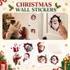 Christmas Wall Decal Tree Holiday Party Decor for Home and Storefront