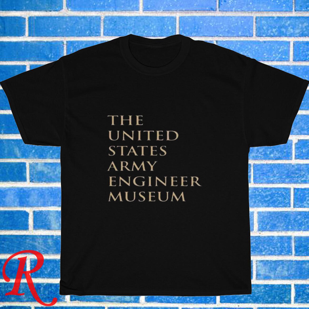 New US Army Engineer Fort Leonar Black/Grey/Navy/White Size S-5XL Unisex T-Shirt L
