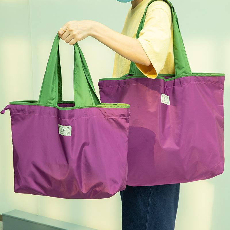 Foldable Shopping Bag - Portable, Ultra-light, Eco-friendly Bag, Storage Bag, Waterproof Grocery Bag, Hand-held Cloth Bag