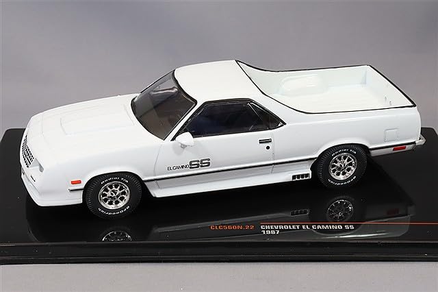 IXO Scale Chevrolet El Camino SS 1987 White 1/43