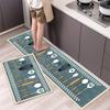 Tappetino da cucina Tappeto a striscia lunga per corridoio della camera da letto Tappeto morbido e antiscivolo Tappetino per ingresso Accessori da cucina
