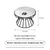 Six-Inch Ceramic Cat Paw Bone Plate with Stand - Non-Tip Pet Bowl for Cats & Dogs