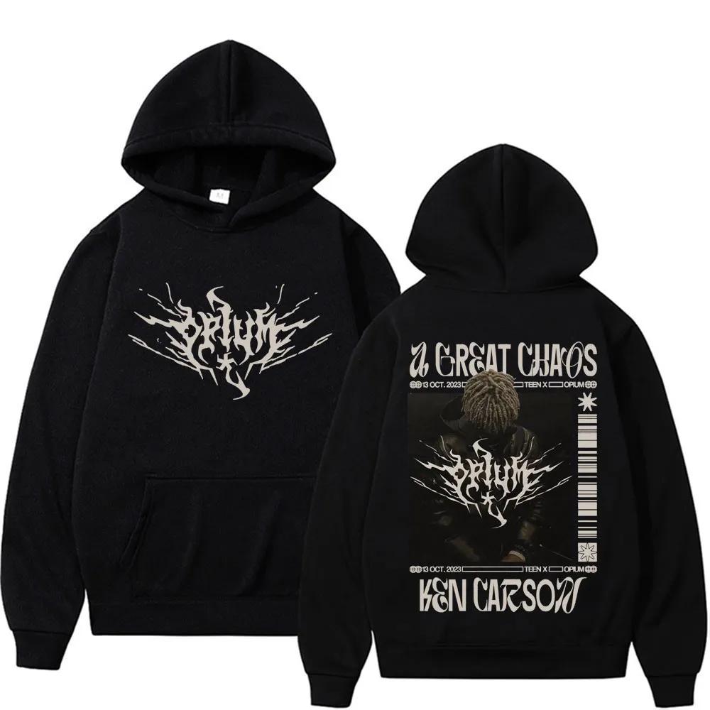 Playboi Carti I AM MUSIC Hoodie Opium Ken Carson Narcissist Tour Antagonist Rap Sweatshirt Men Loose Oversized Top40