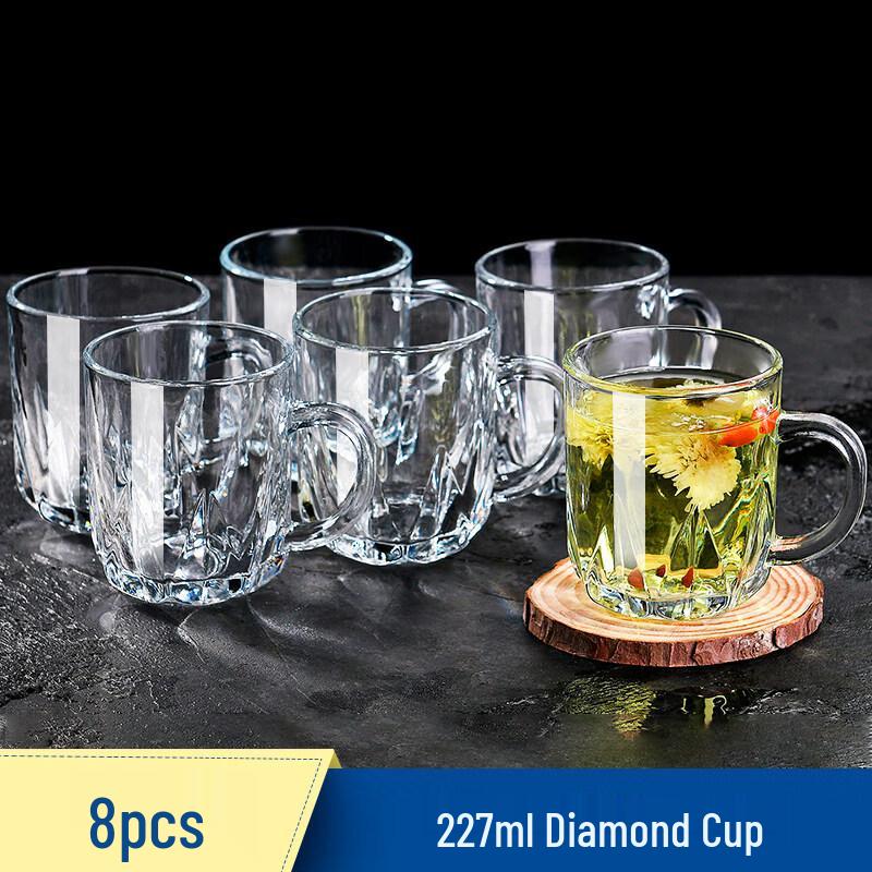ZISIZ Heat-Resistant Glass Cup Set
