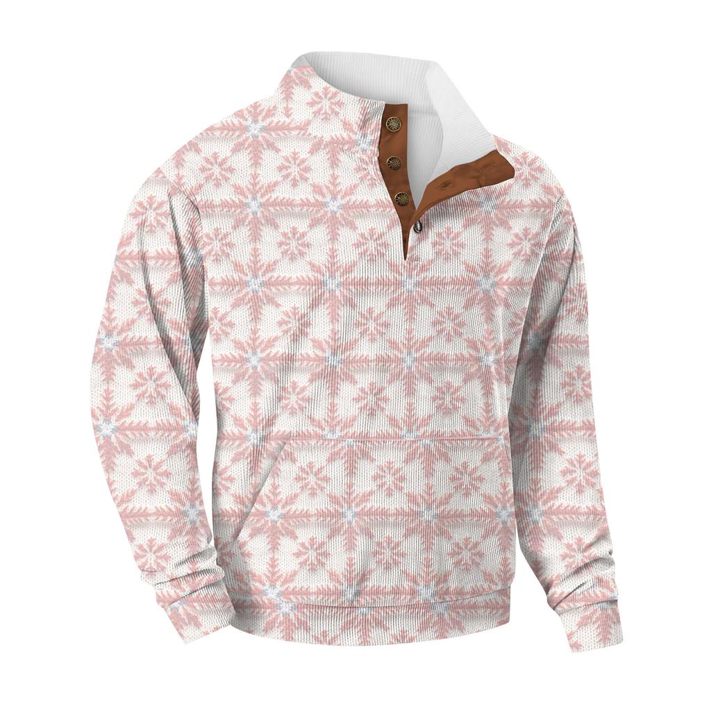 Men's Standing Collar Sweatshirt Is Outdoor Casual Sweaters Tops