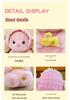 Adorable 8-inch Long-Eared Bunny Plush Toy - Cute Cartoon Carrot Rabbit Doll