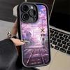 Phone Case for iPhone 17 Air 16E 15 16 Pro Max Anime Aesthetic Scenery Cover 14 Plus 13 12 Mini Soft Shell Silicone Fundas