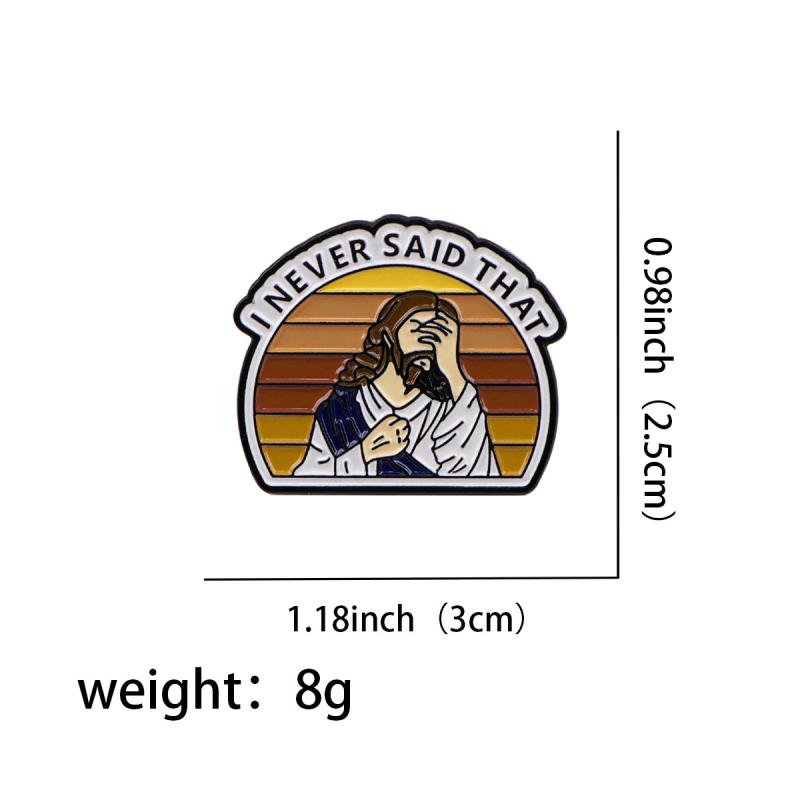 

Я Никогда Этого Не Говорил Эмалевый Пин Винтажная Брошь Значки на Лацкан Значок на Рюкзак Аксессуары для Одежды Креативные Ювелирные Изделия Подарки A3