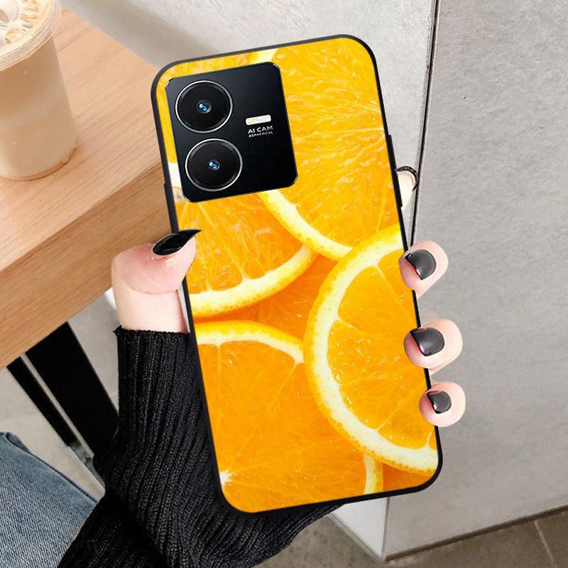 For Vivo Y22 4G Case Wolf Cat Soft Silicone Shockproof Phone Cover For Vivo V2207 V2206 Y22s Y 22 Y 22S Cases 2022 Black Bumper