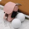 Portable Golf Waist Holder Bag PU Leather Mini Golf Ball Bag Golf Tee Set Bag  Golf Accessories