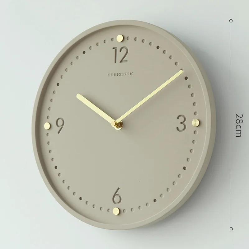 

Minimalist Home Silent Wall Clocks High Quality Wall Decoration Light Luxury Wall Clock Reloj Pared Home Decoration Accessories