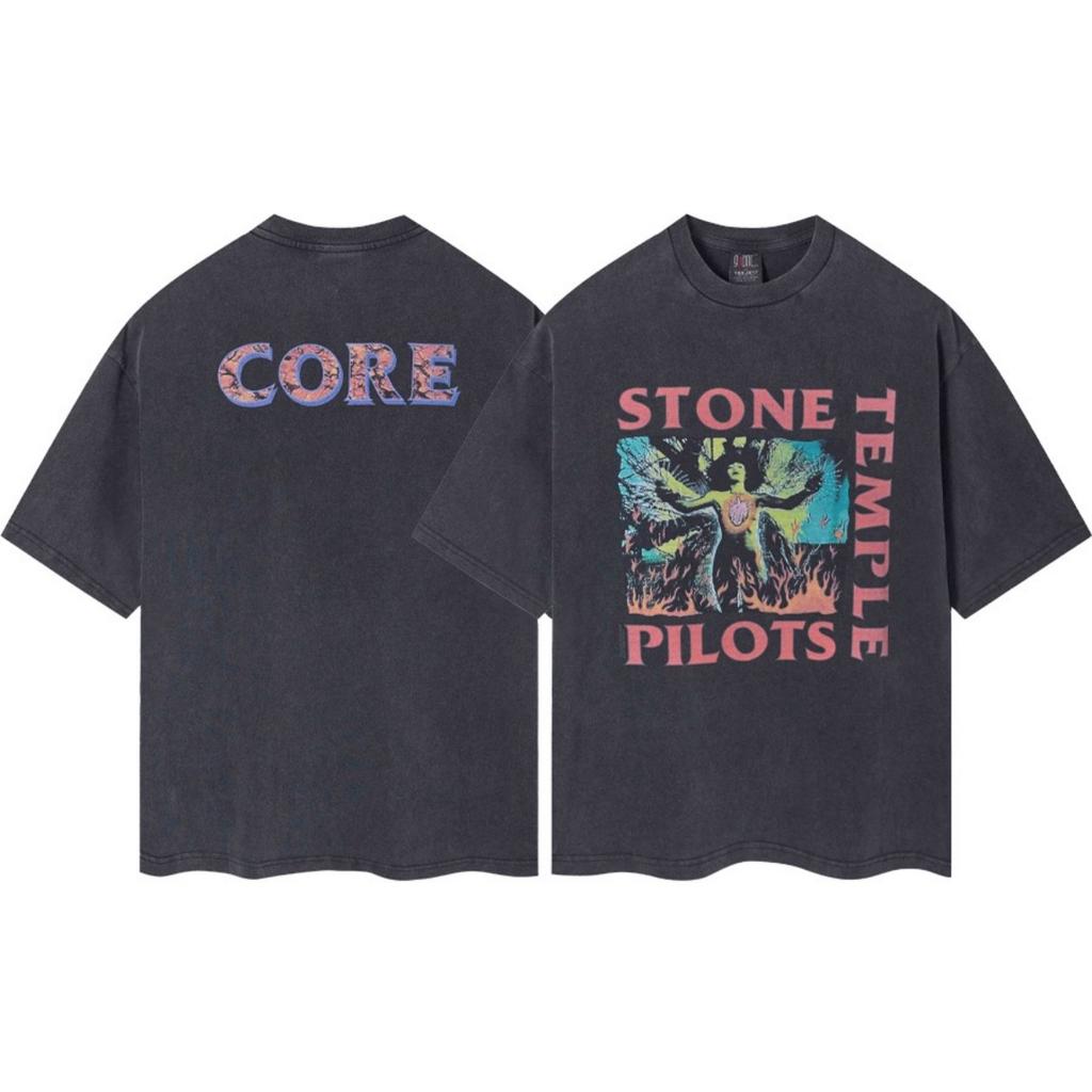 ZYLLO  Vintage Wash Heavy Cotton High Quality Short Sleeve T-shirt Fashion Casual for Men and Women