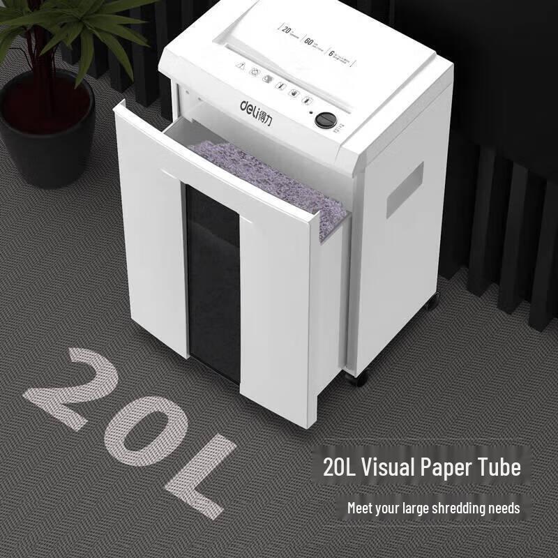 Deli 9912 High-Security Micro-Cut Commercial Paper Shredder CN plug (adapter included)
