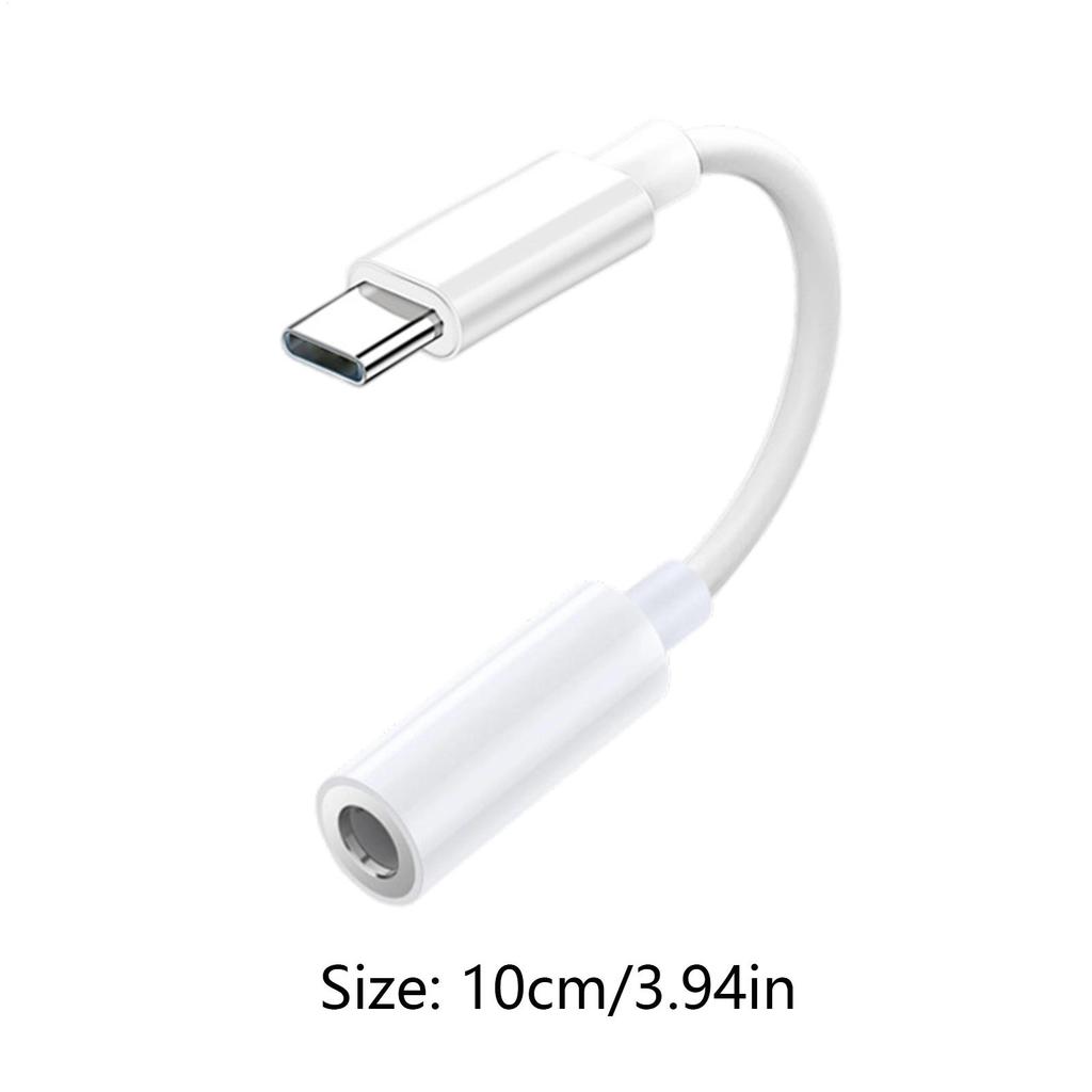 Type C To Aux Cable Headphone Jack Converter 3.5mm Connector For Mobile Smartphone Laptop Game Headset Conference Calls Studio