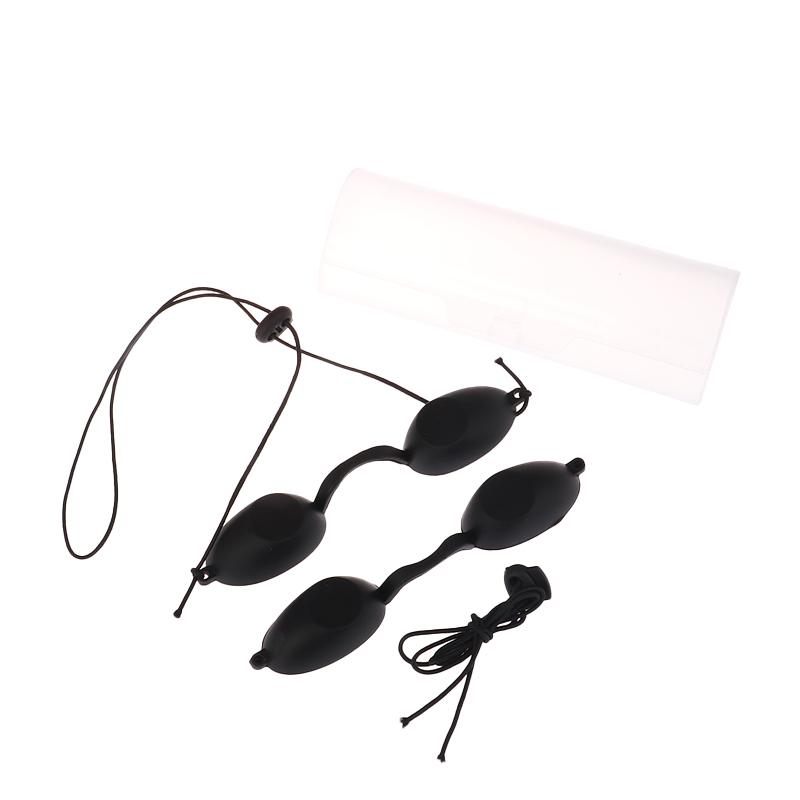 Safety Goggles Eye Protection Glasses Tanning Goggles Eyewear Eyepatch for Patients In IPL Infrared LED Light Therapy Silicone