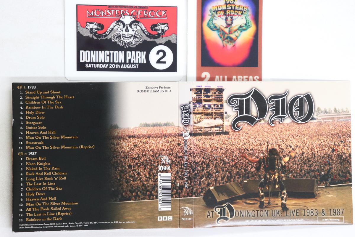 

CD DIO - At Donington UK Live 1983 & 1987 NEG001 Niji Entertainm 2010 US Metal Used