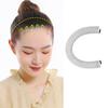 Women Bangs Headband Invisible Headband High Elasticity Flexible Solid Color Anti-slip Short Hair Organization Hair Hoop Lightweight Hair Styling